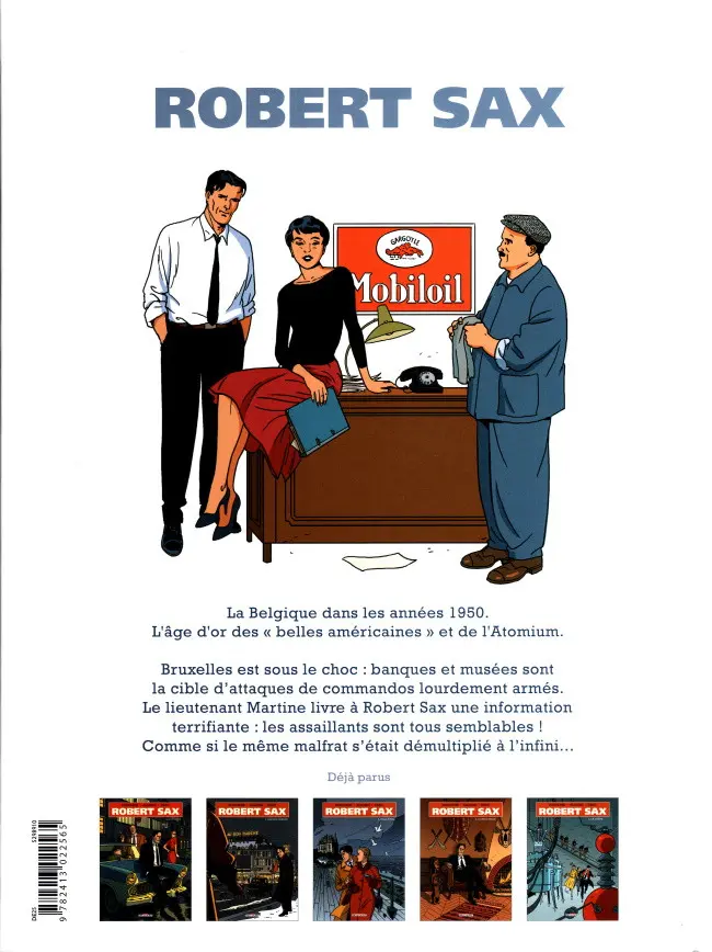 Verso de l'album Robert Sax Tome 5 La guêpe