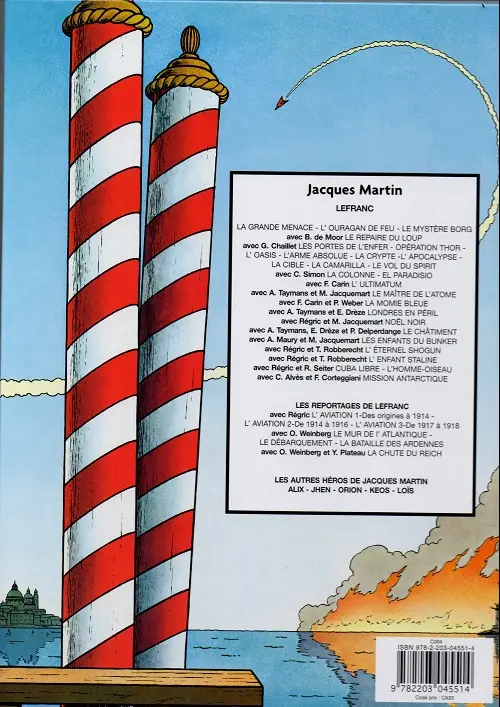 Verso de l'album Lefranc Tome 24 L'enfant staline