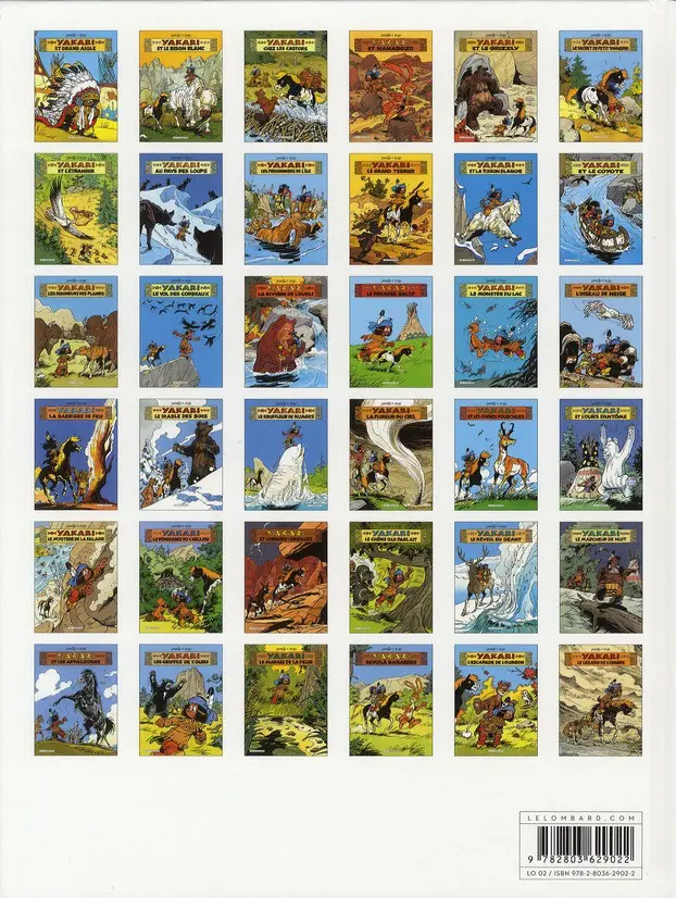 Verso de l'album Yakari Tome 20 Le diable des bois