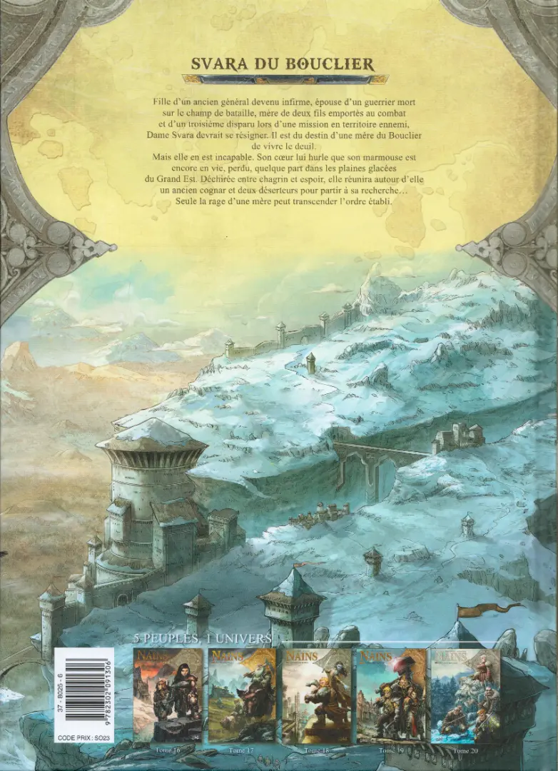Verso de l'album Nains Tome 20 Svara du Bouclier