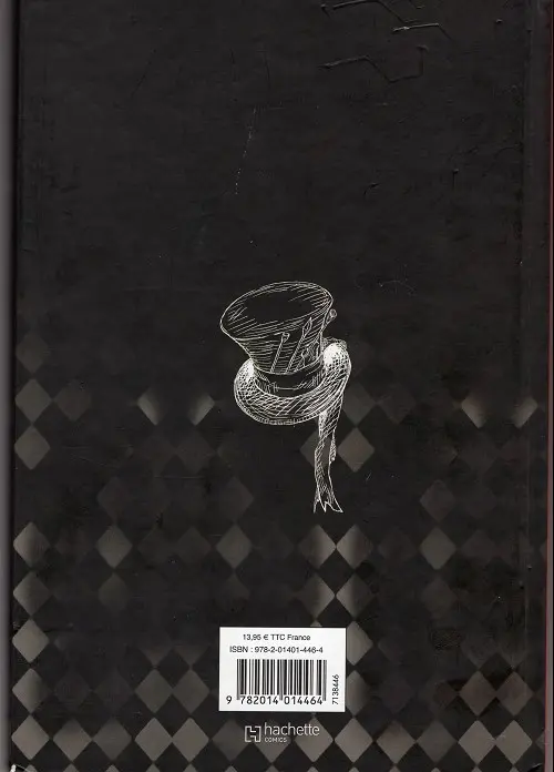 Verso de l'album Alice au Pays des Merveilles