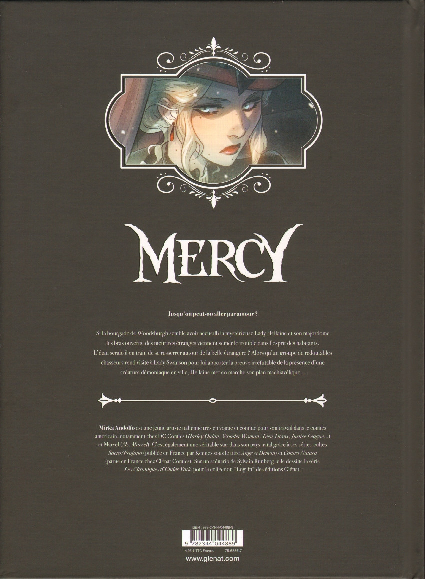 Verso de l'album Mercy Tome 2 Des Chasseurs, des Fleurs et du Sang