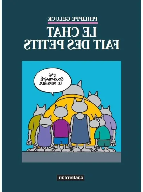 Verso de l'album Le Chat Tome 20 Le Chat fait des petits