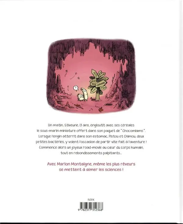 Verso de l'album Panique organique
