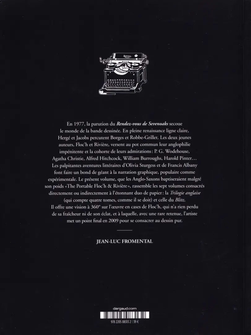 Verso de l'album Une amitié singulière