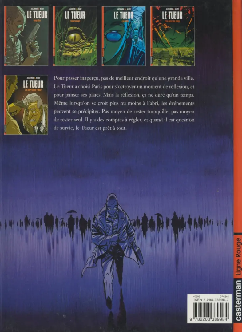 Verso de l'album Le Tueur Tome 4 Les liens du sang