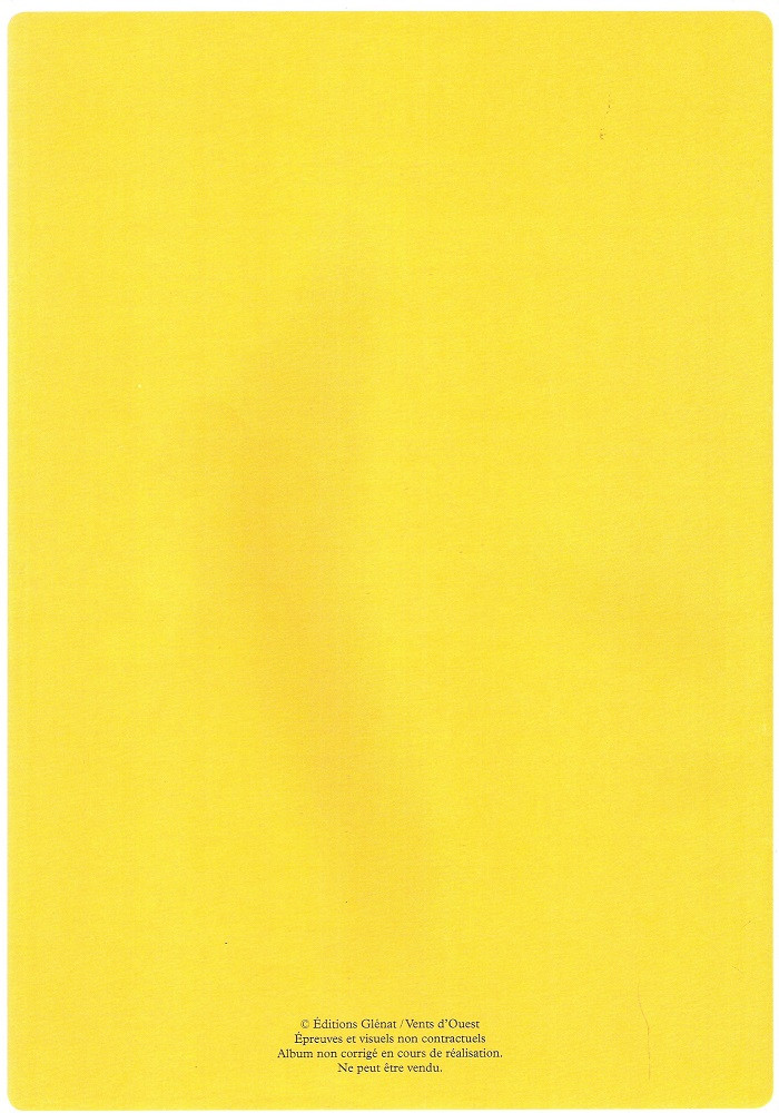 Verso de l'album Yellow Cab