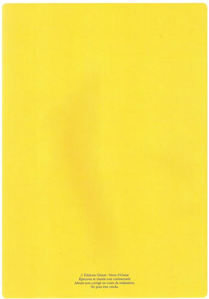 Verso de l'album Yellow Cab