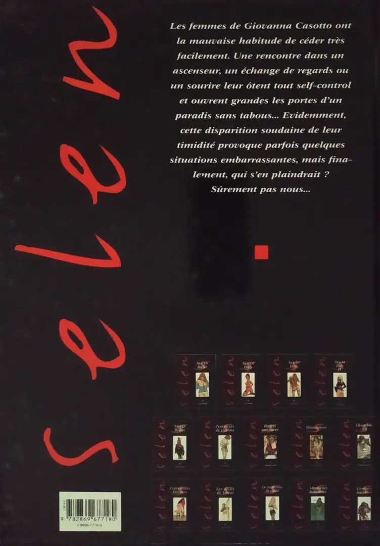 Verso de l'album Selen présente... Tome 13 Mauvaises habitudes