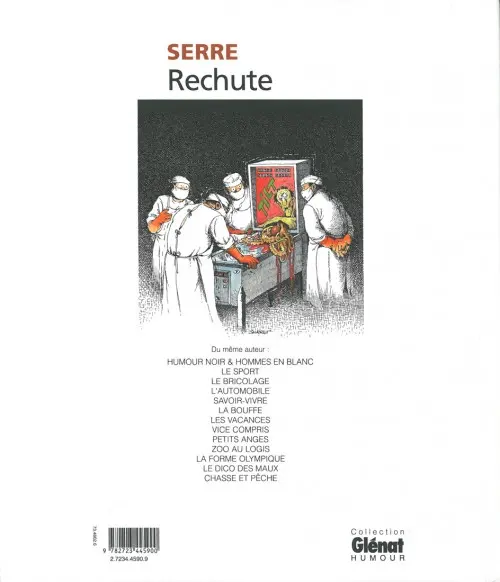 Verso de l'album Rechute