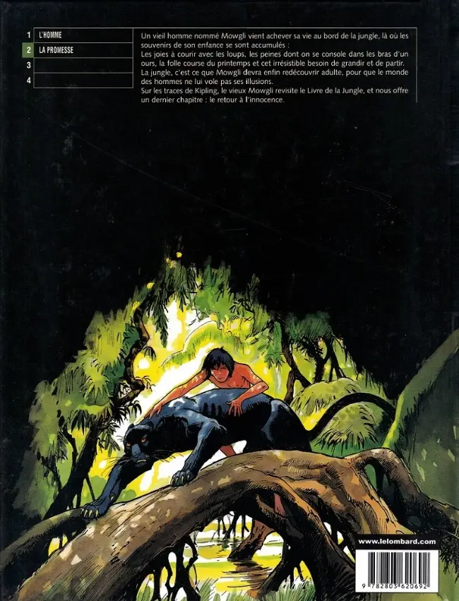 Verso de l'album Le Dernier livre de la jungle Tome 2 La promesse