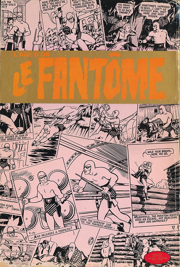 Verso de l'album Le Fantôme Édition des Remparts (Âge d'or) Tome 4