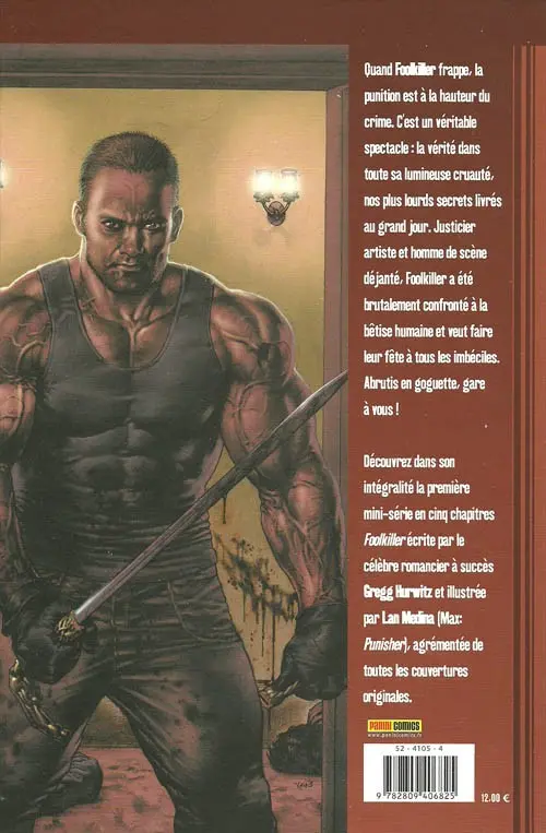 Verso de l'album Foolkiller Tome 1 Au paradis des fous