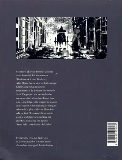 Verso de l'album From Hell