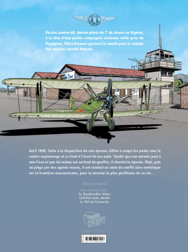 Verso de l'album Gilles Durance Tome 4 Ailes de sang