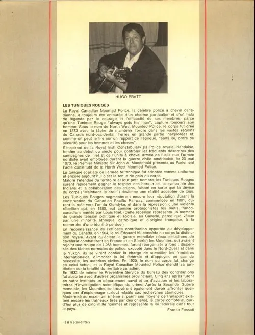Verso de l'album Jésuite Joe
