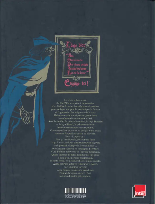 Verso de l'album L'Âge d'or Volume 1