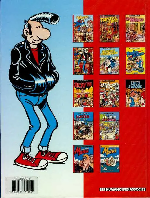 Verso de l'album Lucien Tome 5 Lucien, le retour