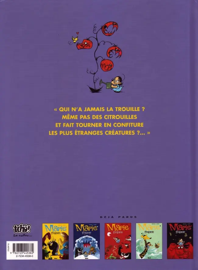 Verso de l'album Marie Frisson Tome 6 Je te survivrai