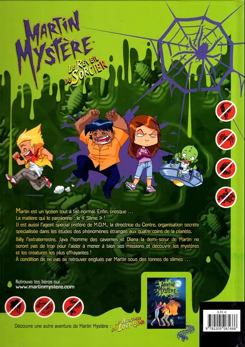 Verso de l'album Martin Mystère Tome 2 Le réveil du sorcier