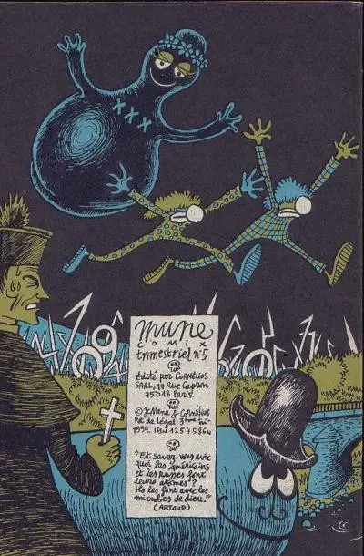 Verso de l'album Mune comix Tome 5