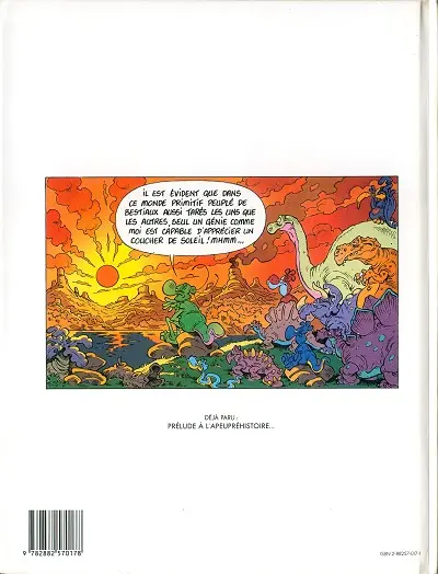 Verso de l'album Nabuchodinosaure Tome 2 Chroniques de l'apeupréhistoire...