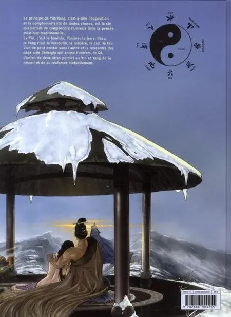 Verso de l'album L'Ombre et le feu Tome 1 Récits érotiques du Yin et du Yang