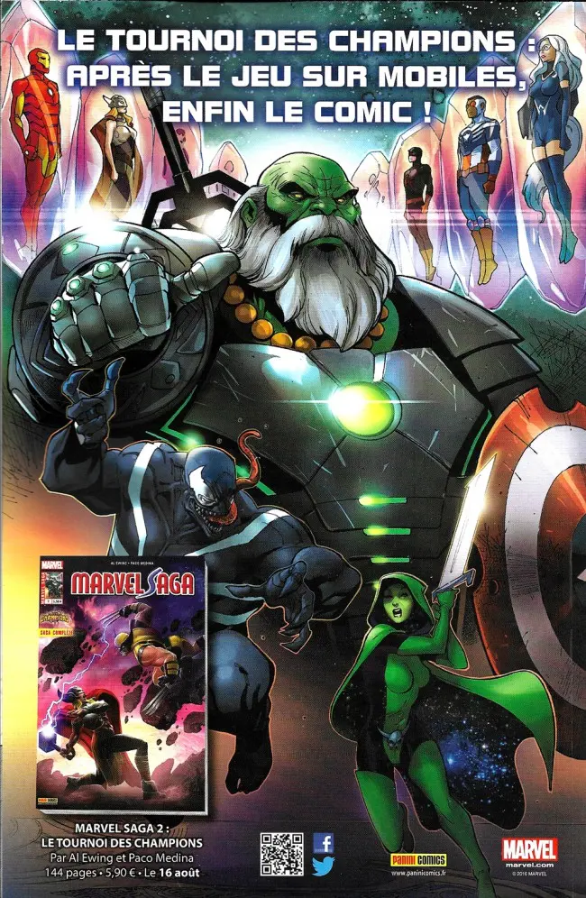 Verso de l'album All-New Inhumans Tome 3 Intervention globale