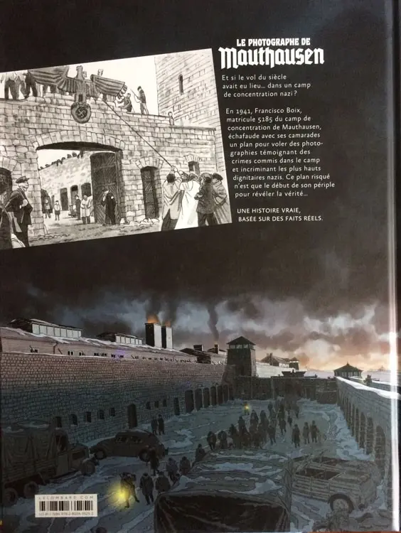 Verso de l'album Le Photographe de Mauthausen
