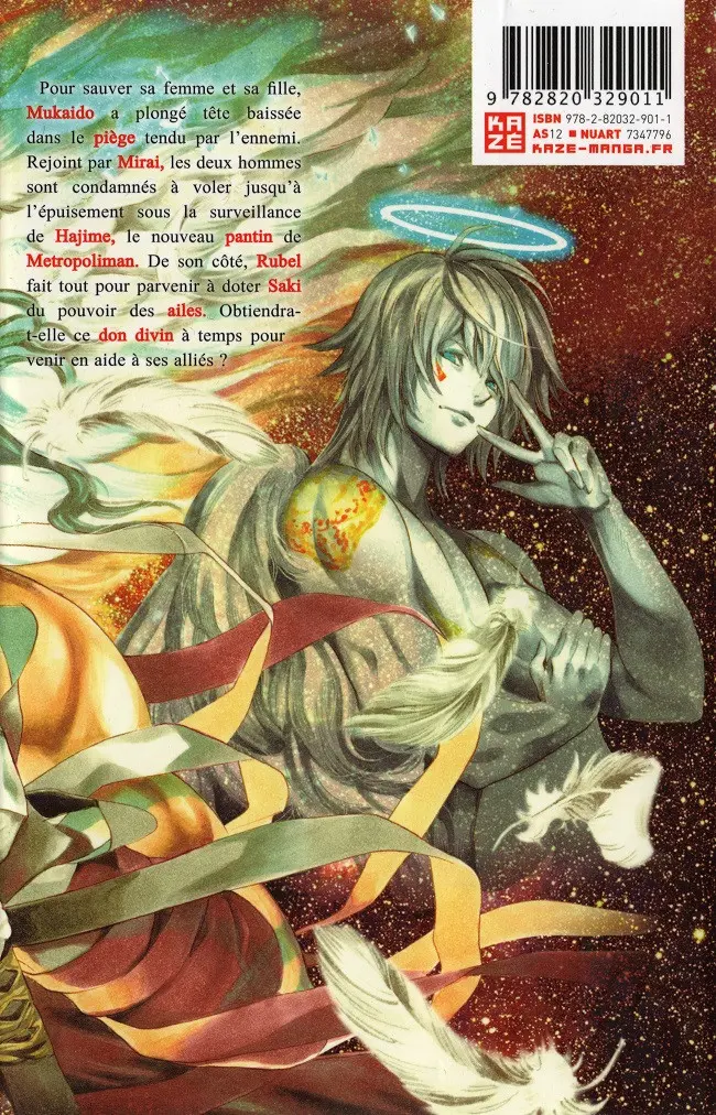 Verso de l'album Platinum End 6