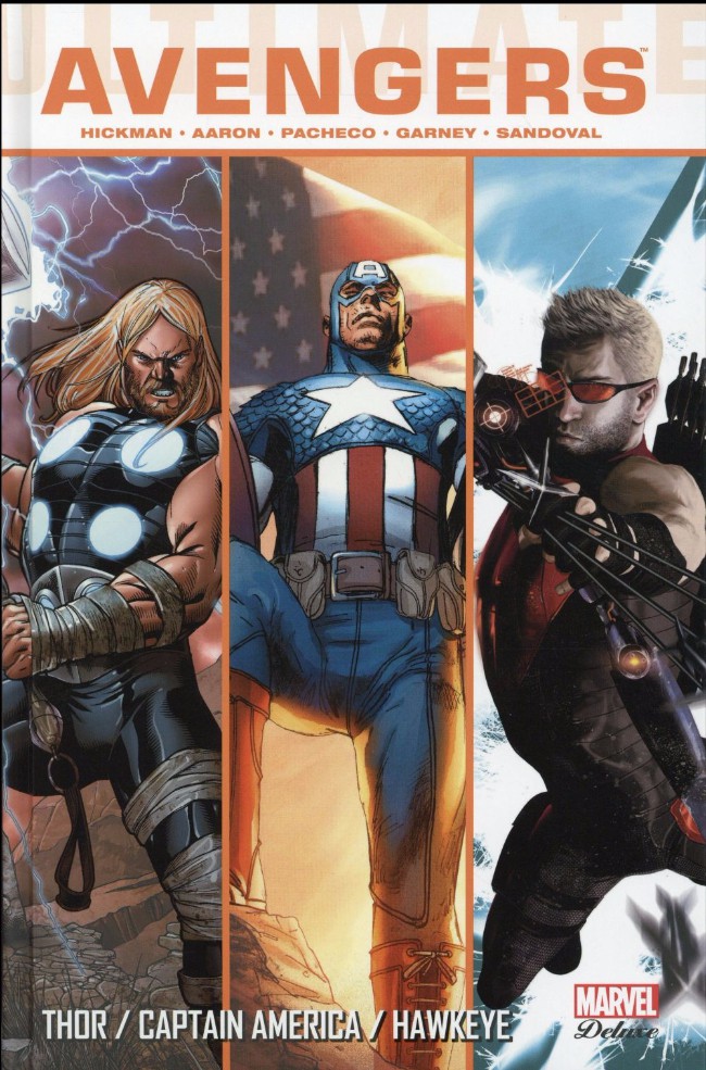 Couverture de l'album Ultimate Avengers Tome 4 Thor / Captain America / Hawkeye