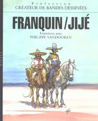 Couverture de l'album Comment on devient créateur de Bandes dessinées Franquin / Jijé