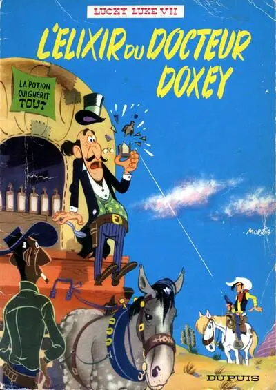 Couverture de l'album Lucky Luke Tome 7 L'Elixir du Docteur Doxey