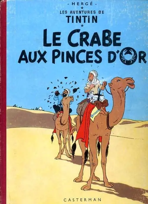 Couverture de l'album Tintin Tome 9 Le crabe aux pinces d'or