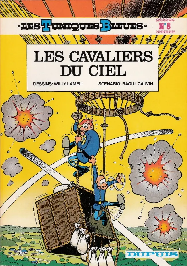 Couverture de l'album Les Tuniques Bleues Tome 8 Les cavaliers du ciel