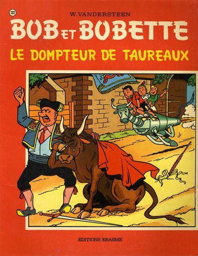 Couverture de l'album Bob et Bobette Tome 132 Le dompteur de taureaux