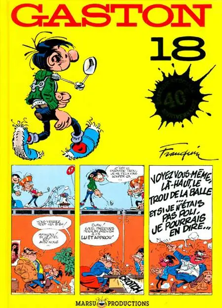 Couverture de l'album Gaston Tome 18