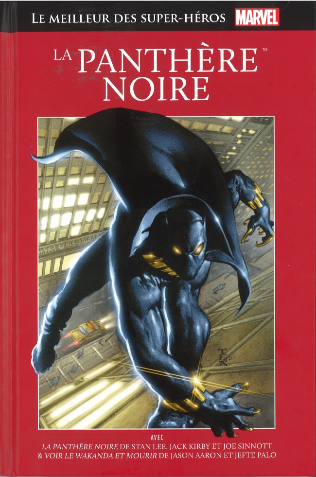 Couverture de l'album Le meilleur des Super-Héros Marvel Tome 22 La Panthère Noire