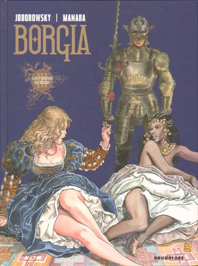 Couverture de l'album Borgia Tome III Les Flammes du Bûcher