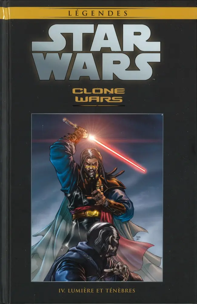 Couverture de l'album Star Wars - Légendes - La Collection Tome 17 Clone Wars - IV. Lumière et Ténèbres