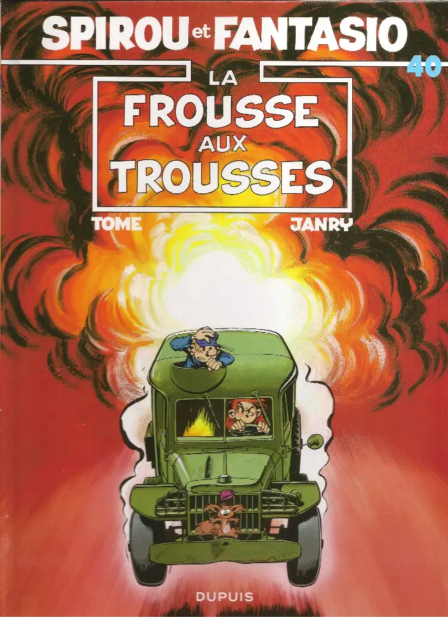 Couverture de l'album Spirou et Fantasio Tome 40 La Frousse aux trousses