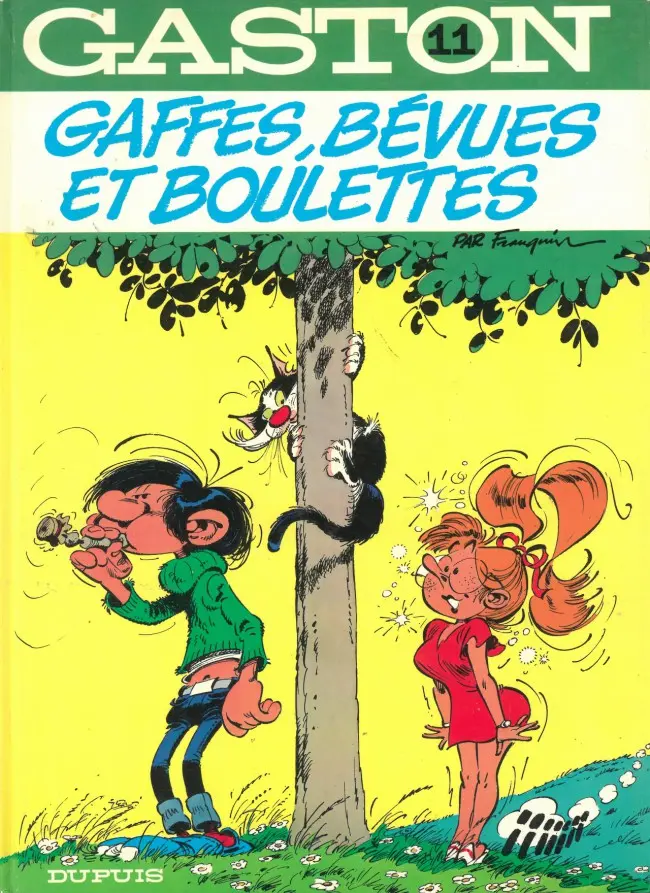 Couverture de l'album Gaston Tome 11 Gaffes, bévues et boulettes