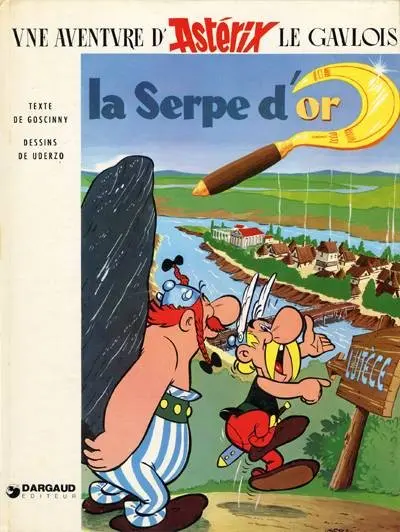 Couverture de l'album Astérix Tome 2 La serpe d'or