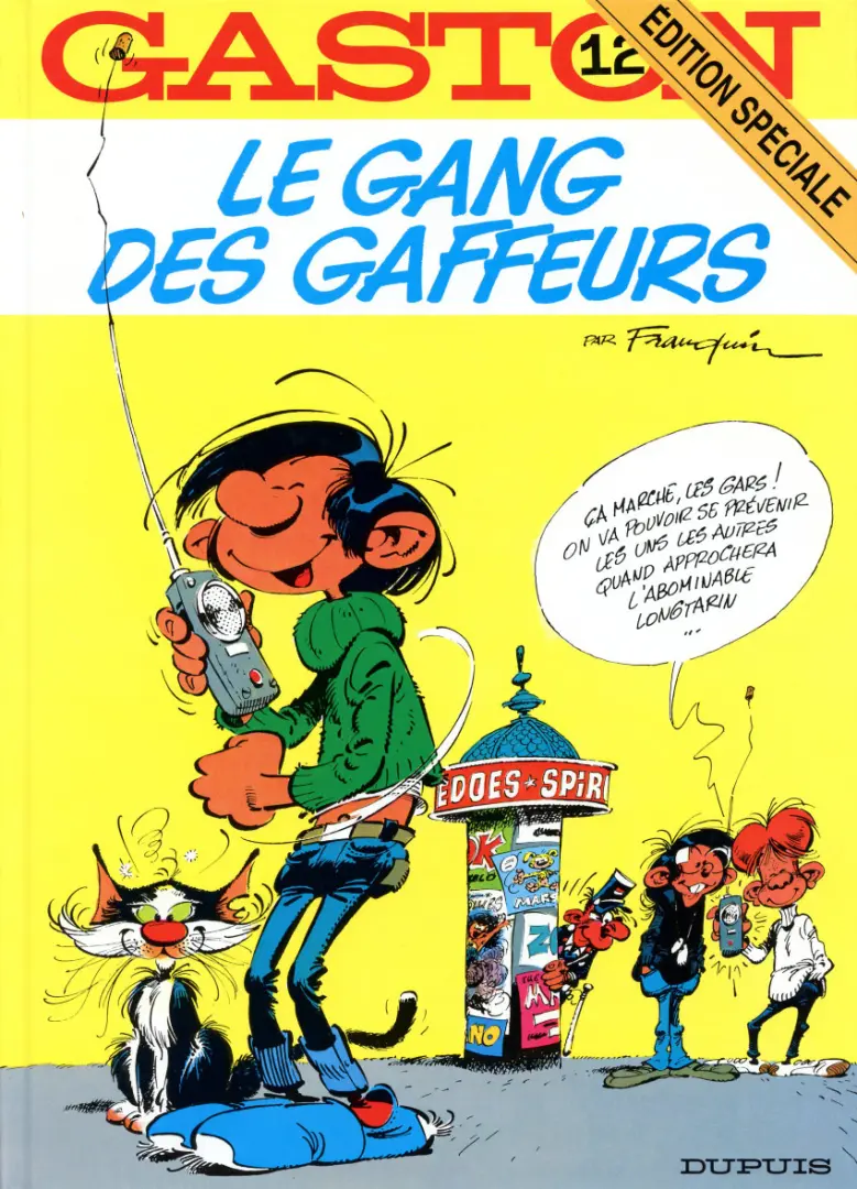 Couverture de l'album Gaston Tome 12 Le gang des gaffeurs