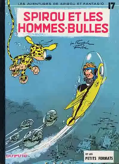 Couverture de l'album Spirou et Fantasio Tome 17 Spirou et les hommes bulles