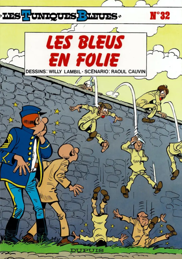 Couverture de l'album Les Tuniques Bleues Tome 32 Les Bleus en folie
