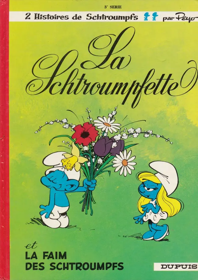 Couverture de l'album Les Schtroumpfs Tome 3 La schtroumpfette