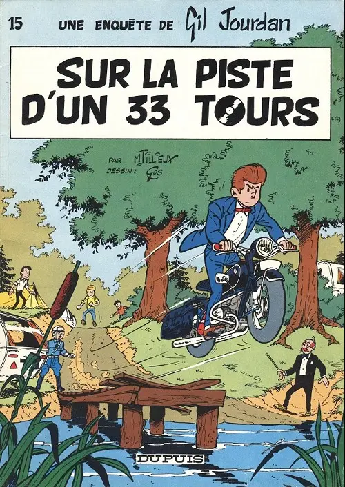 Couverture de l'album Gil Jourdan Tome 15 Sur la piste d'un 33 tours
