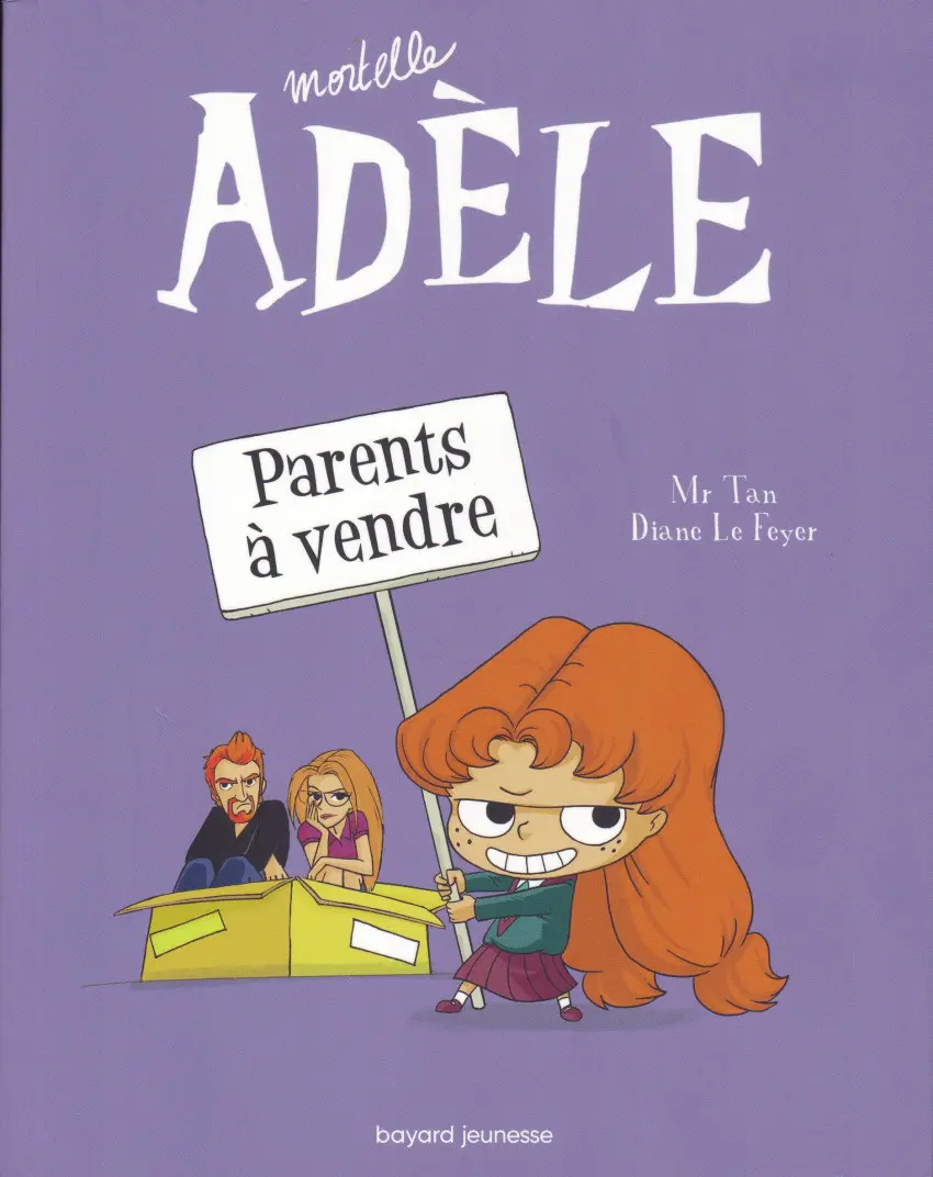 Couverture de l'album Mortelle Adèle Tome 8 Parents à vendre