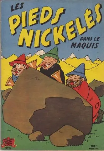Couverture de l'album Les Pieds Nickelés Tome 14 Les pieds nickelés dans le maquis
